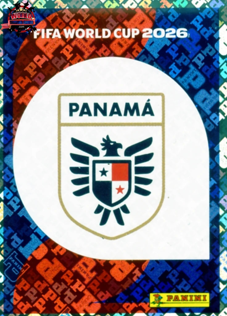 ひー　(パイン) Cromo Trading Card Fútbol-Emblem-Panama-Panini Fifa World Cup