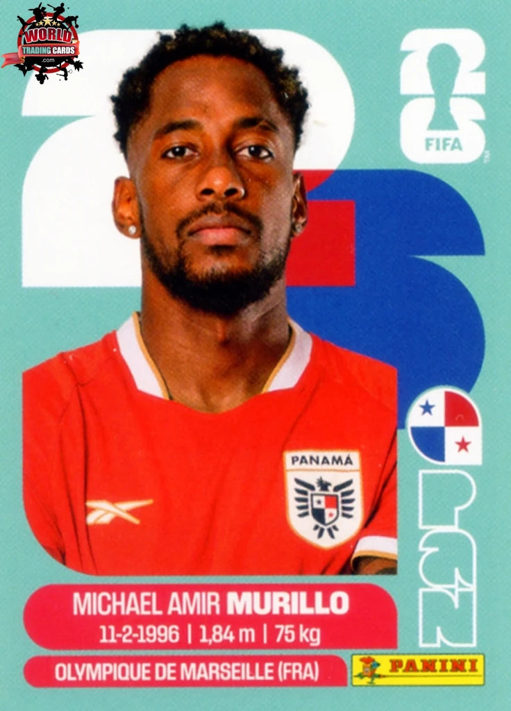 #PAN006 | Panini | Fifa World Cup Stickers | 2026 | Michael Amir Murillo | Panama | Base - International version