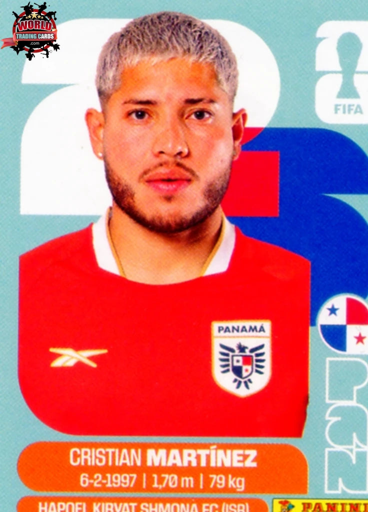 #PAN010 | Panini | FIFA World Cup Stickers | 2026 | Cristian Martinez | Panama | Base