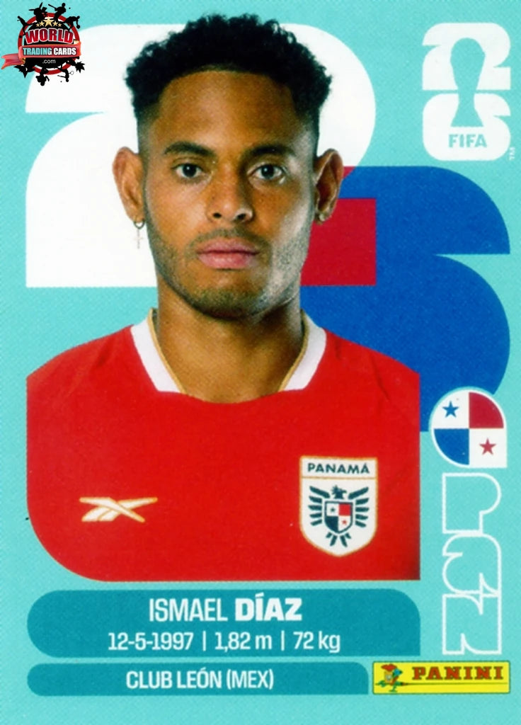 #PAN016 | Panini | Fifa World Cup Stickers | 2026 | Ismael Díaz | Panama | Base - International version