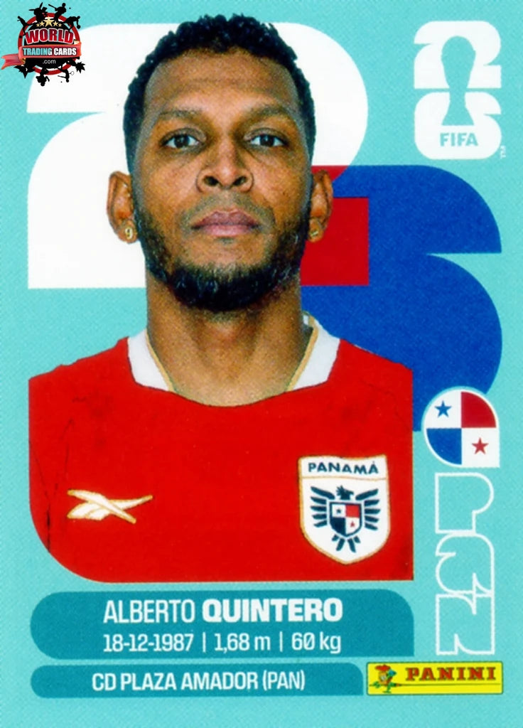 #PAN020 | Panini | Fifa World Cup Stickers | 2026 | Alberto Quintero | Panama | Base - International version