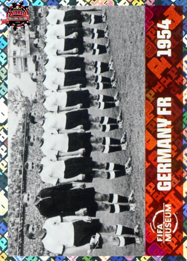 Football Trading Card-West Germany 1954-FIFA World Cup History