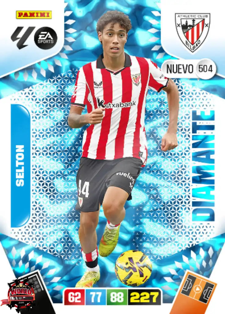#504 | Adrenalyn XL | La Liga | 2025-2026 | Selton | Athletic Club | Diamantes Nuevo