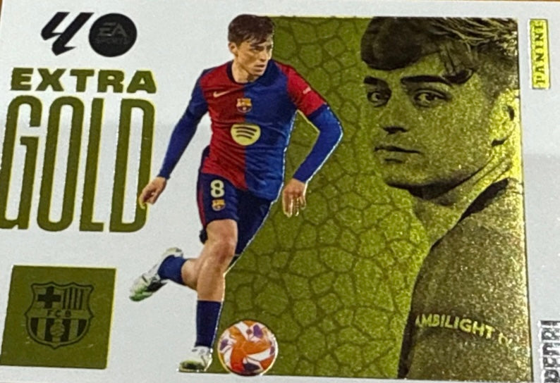 Pedri - FC Barcelona - Panini Liga Este  - 2025 - 2026 - #007 - Extra Gold