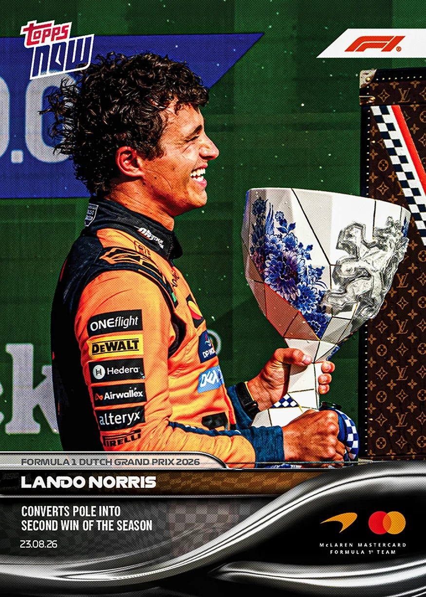 2026 | Topps | Now | Formula 1 | Lando Norris | Base | #053 | BAJO PEDIDO | ENVÍO 30 días aproximadamente desde la fecha de compra.