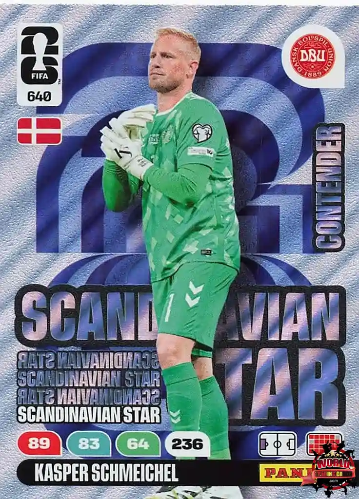 #640|Panini|Adrenlyn XL|FIFA World Cup|2026|Kasper Schmeichel - Scandinavian Star|Nordic Edition