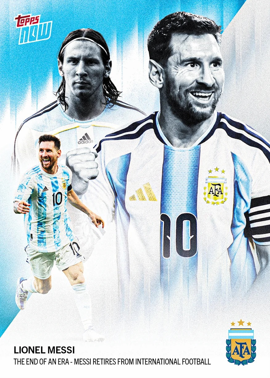 2026 | Topps | Now | Argentina | #001 | Lionel Messi | Retirada Selección Argentina | Base