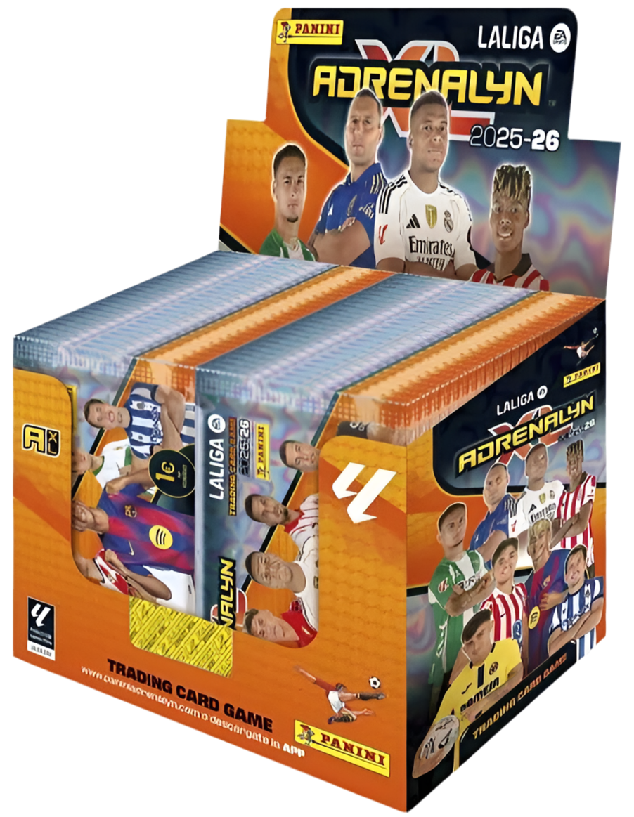 Adrenalyn XL LaLiga EA Sports 2025/26 - Cajita 50 sobres - Colección Oficial Panini