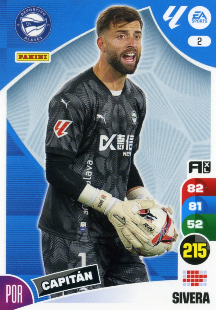 Panini Adrenalyn XL La Liga 2024/2025 - #002 - SIVERA - ALAVÉS - 1ª Edición, Cromo RAW