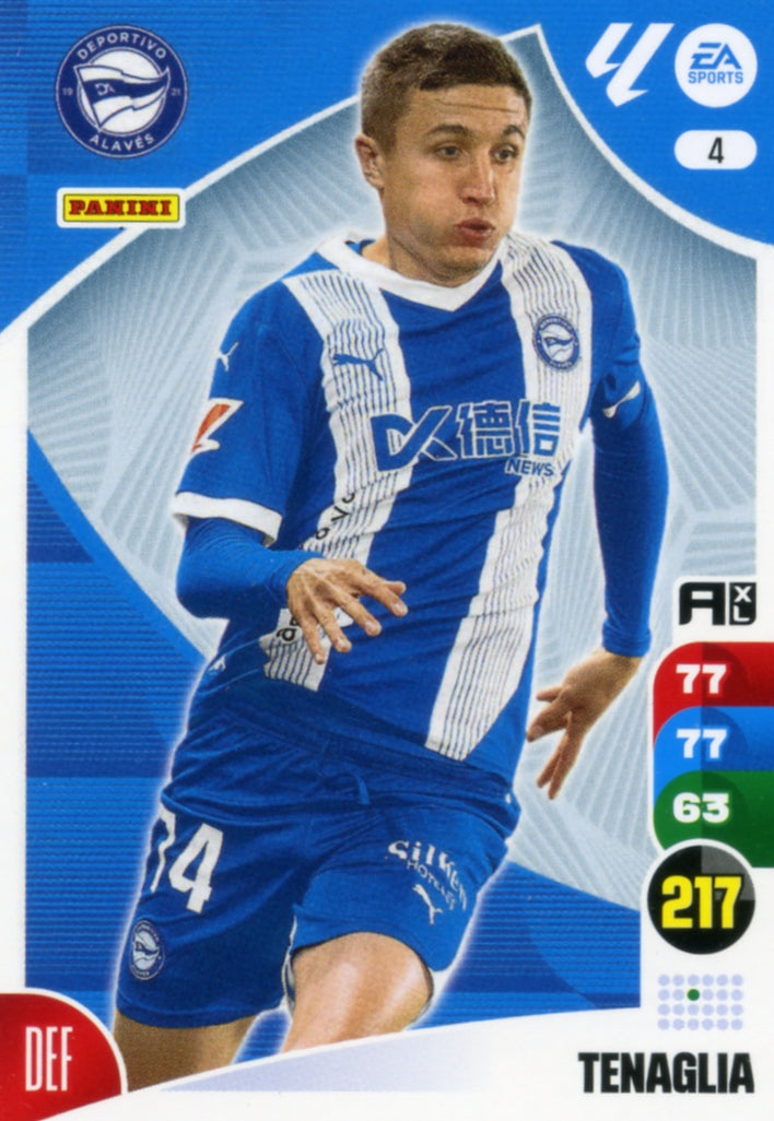 Panini Adrenalyn XL La Liga 2024/2025 - #004 - TENAGLIA - ALAVÉS - 1ª Edición, Cromo RAW