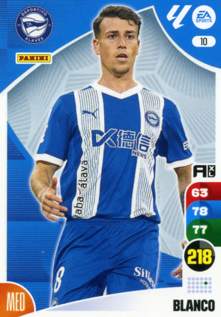 Panini Adrenalyn XL La Liga 2024/2025 - #010 - BLANCO - ALAVÉS - 1ª Edición, Cromo RAW