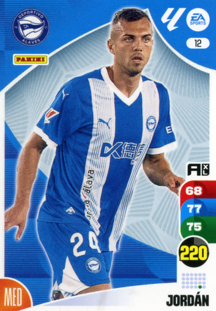 Panini Adrenalyn XL La Liga 2024/2025 - #012 - JORDÁN - ALAVÉS - 1ª Edición, Cromo RAW