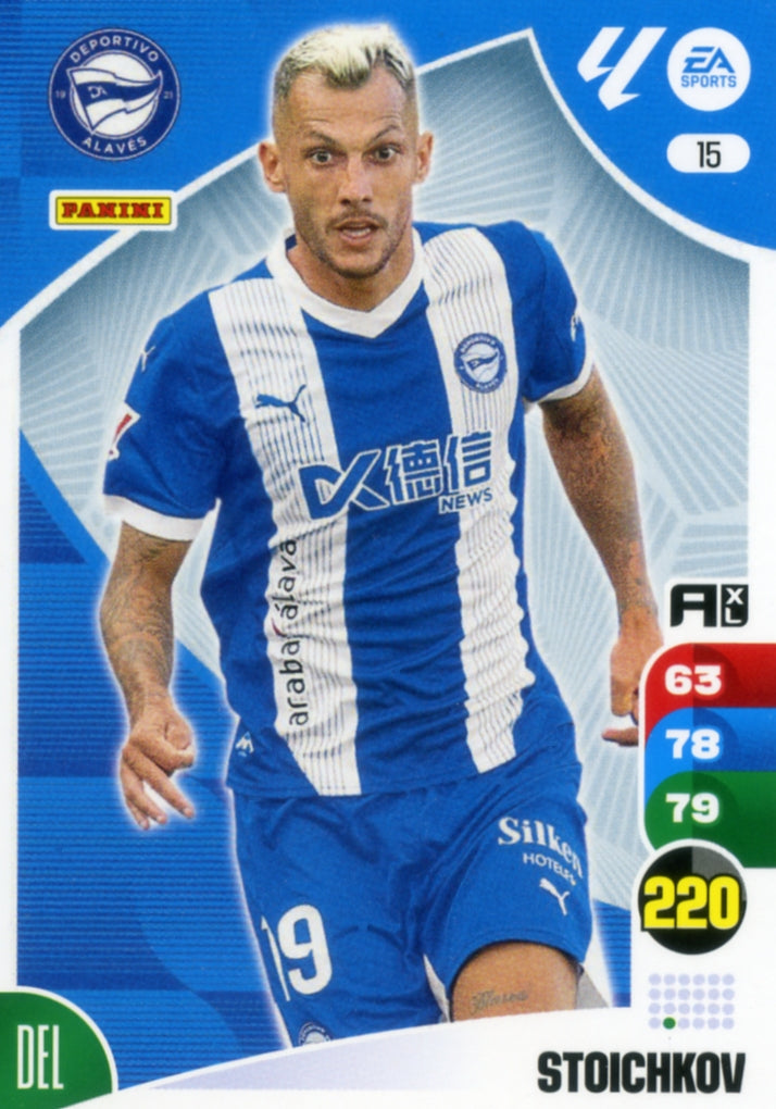 Panini Adrenalyn XL La Liga 2024/2025 - #015 - STOICHKOV - ALAVÉS - 1ª Edición, Cromo RAW