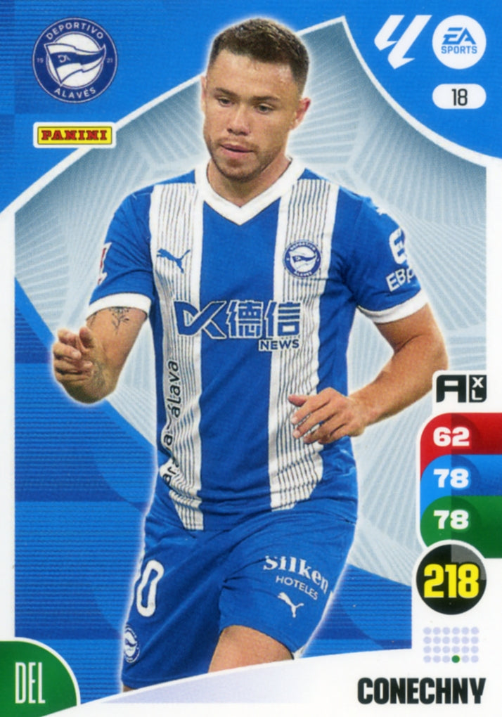 Panini Adrenalyn XL La Liga 2024/2025 - #018 - CONECHNY - ALAVÉS - 1ª Edición, Cromo RAW