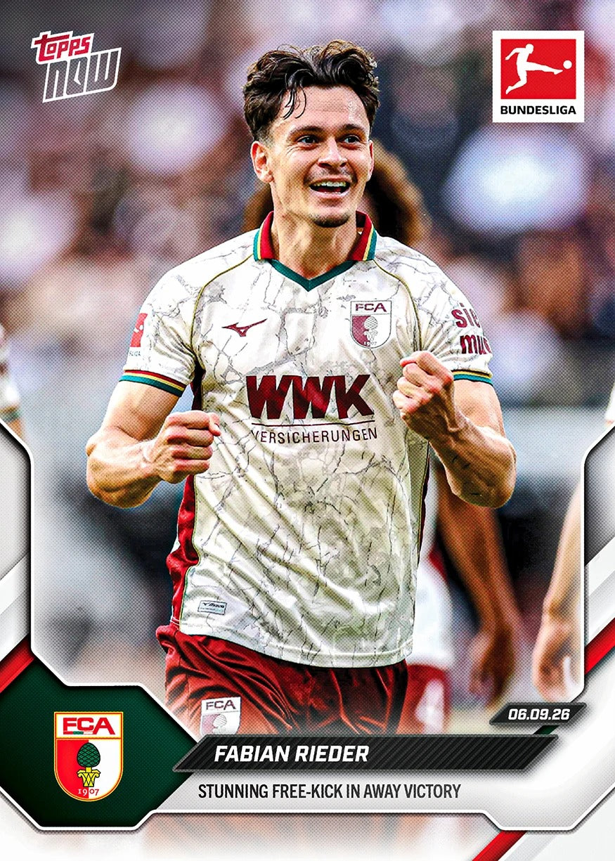 2026-27 | Topps | Now | Bundesliga | #014 | Fabian Rieder | Base