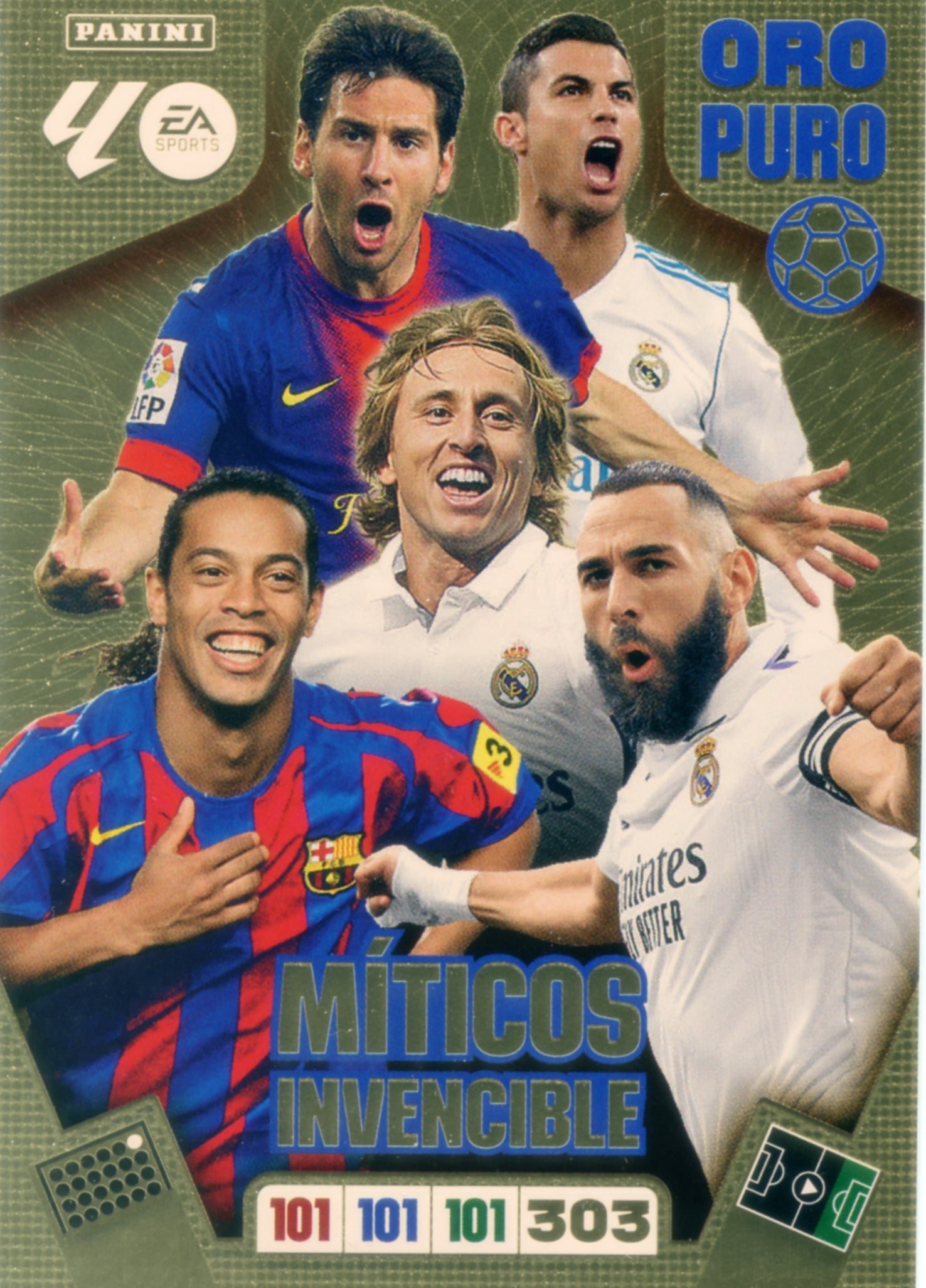 Miticos Invencibles - Panini Adrenalyn XL - 2025-2026 - Oro Puro