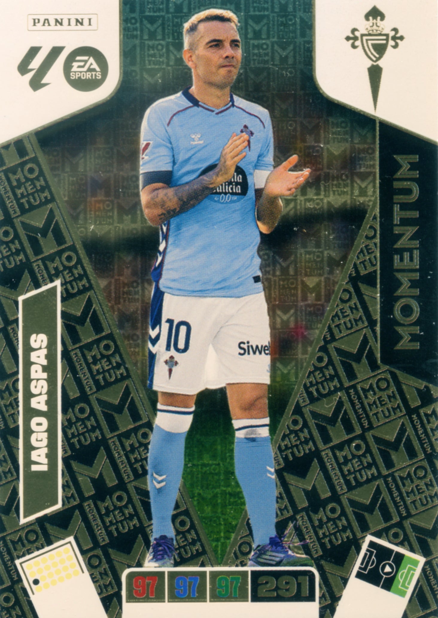 Iago Aspas - Celta - Momentum - Panini Adrenalyn XL La Liga - 2025-2026