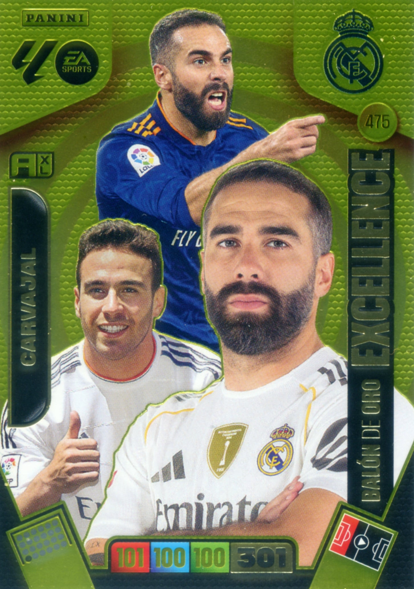 Carvajal - Real Madrid - Balón de Oro Excellence - Panini Adrenalyn XL La Liga - 2025-2026