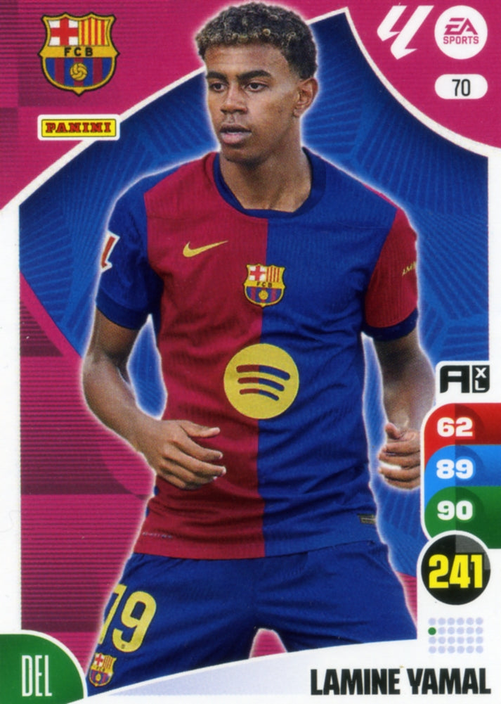 Panini Adrenalyn XL La Liga 2024/2025 - #070 - LAMINE YAMAL - BARCELON