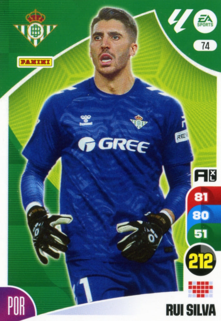 Panini Adrenalyn XL La Liga 2024/2025 - #074 - RUI SILVA - BETIS - 1ª Edición, Cromo RAW