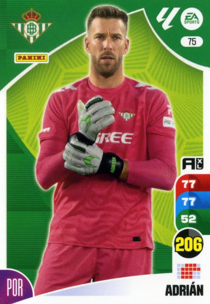 Panini Adrenalyn XL La Liga 2024/2025 - #075 - ADRIÁN - BETIS - 1ª Edición, Cromo RAW