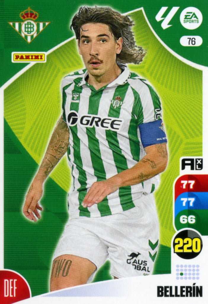 Panini Adrenalyn XL La Liga 2024/2025 - #076 - BELLERÍN - BETIS - 1ª Edición, Cromo RAW