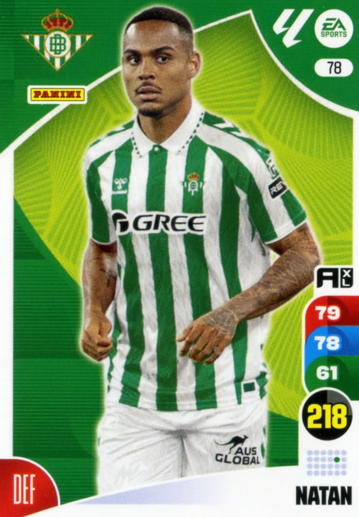 Panini Adrenalyn XL La Liga 2024/2025 - #078 - NATAN - BETIS - 1ª Edición, Cromo RAW