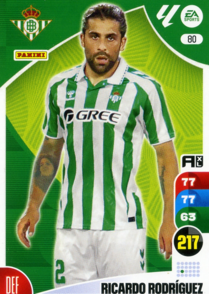 Panini Adrenalyn XL La Liga 2024/2025 - #080 - RICARDO RODRÍGUEZ - BETIS - 1ª Edición, Cromo RAW