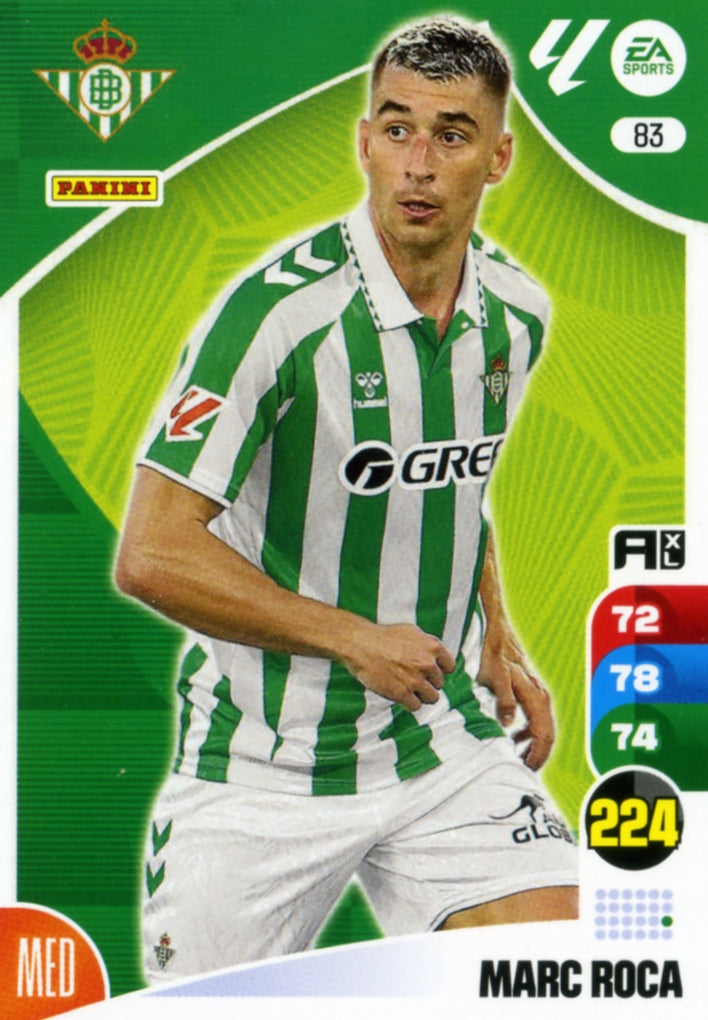 Panini Adrenalyn XL La Liga 2024/2025 - #083 - MARC ROCA - BETIS - 1ª Edición, Cromo RAW