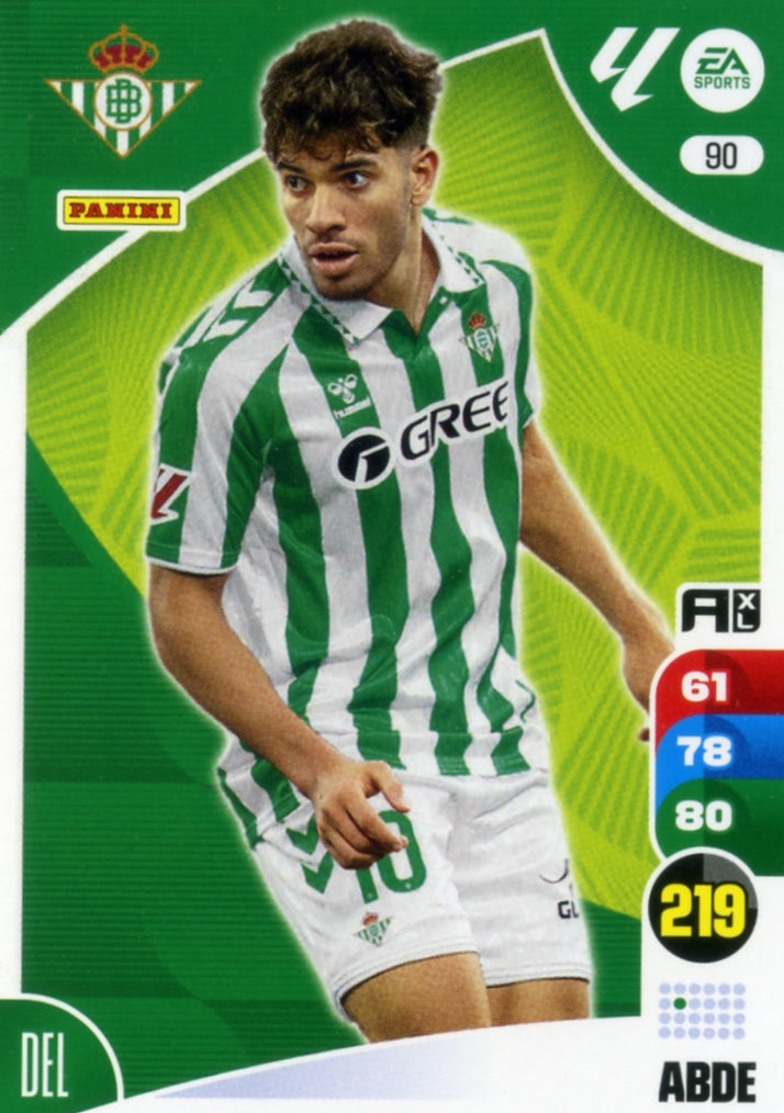 Panini Adrenalyn XL La Liga 2024/2025 - #090 - ABDE - BETIS - 1ª Edición, Cromo RAW
