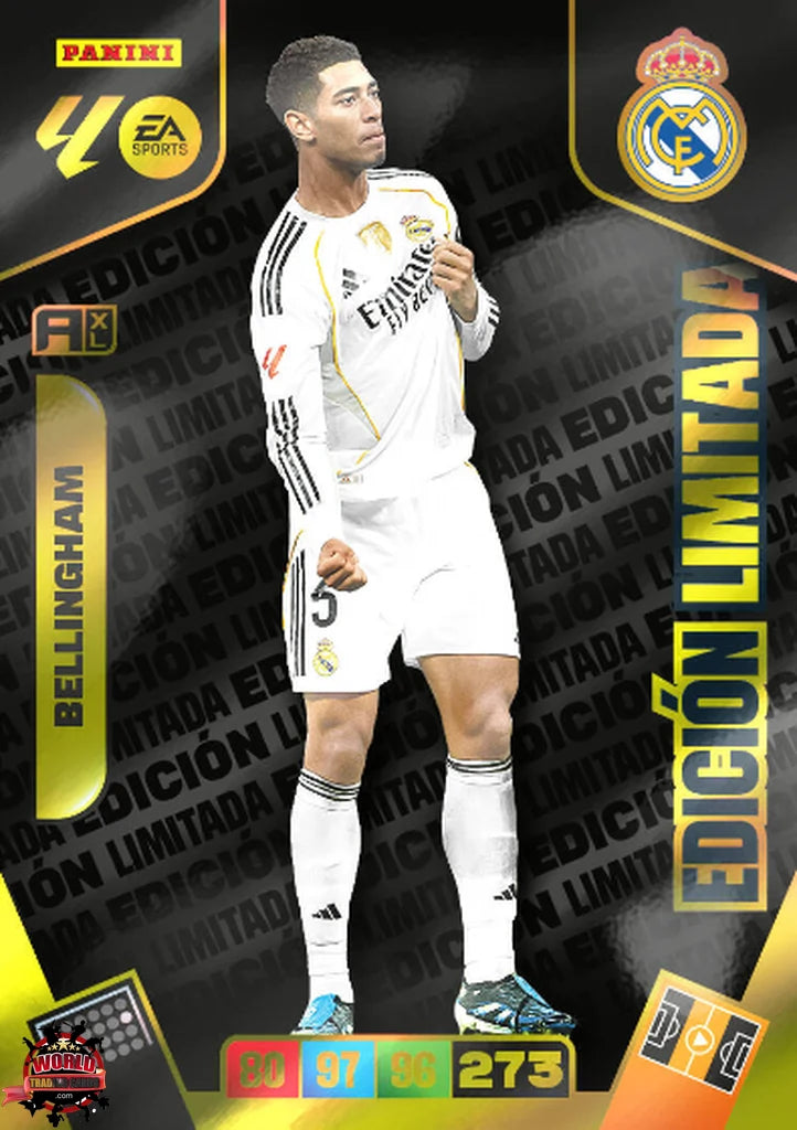 Chromium Trading Card Football-Bellingham-Real Madrid-Panini Adrenalyn XL  2025-2026--Limited Edition