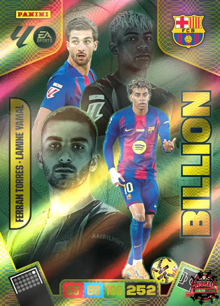 #BLL02 | Panini | Adrenalyn XL | La Liga | 2025-2026 | Ferran Torres / Lamine Yamal | Barcelona | Billion
