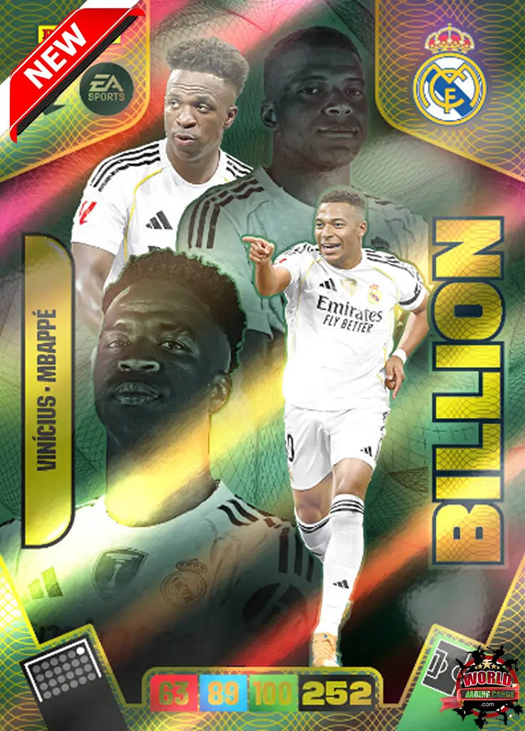 #BLL03 | Panini | Adrenalyn XL | La Liga | 2025-2026 | Vinicius / Mbappe | Real Madrid | Billion