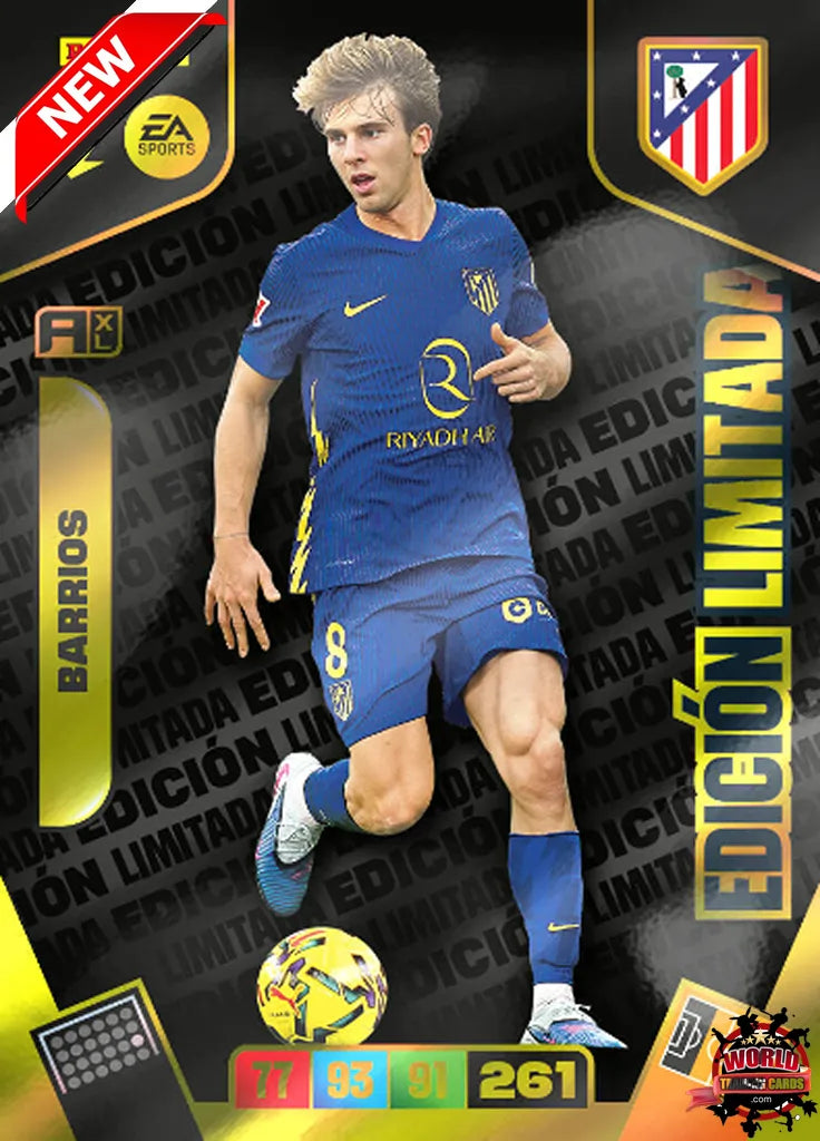 #EL021 | Panini | Adrenalyn XL | La Liga | 2025-2026 | Barrios | Atlético de Madrid | Limited Edition