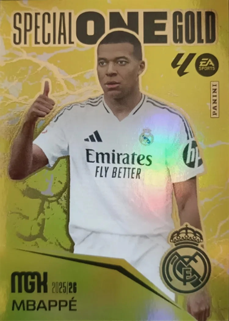 Mbappé  -  Real Madrid - Panini Megacracks - 2025-2026 - #000 - Special One Gold