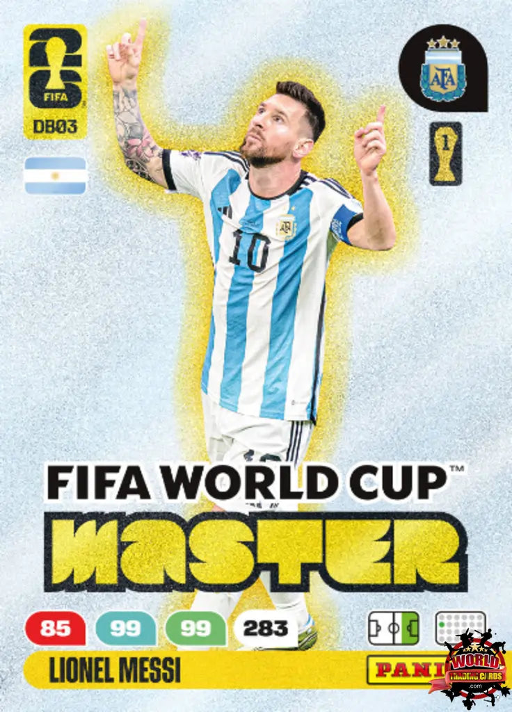 #M03|Panini|Adrenlyn XL|FIFA World Cup|2026|Lionel Messi|Master