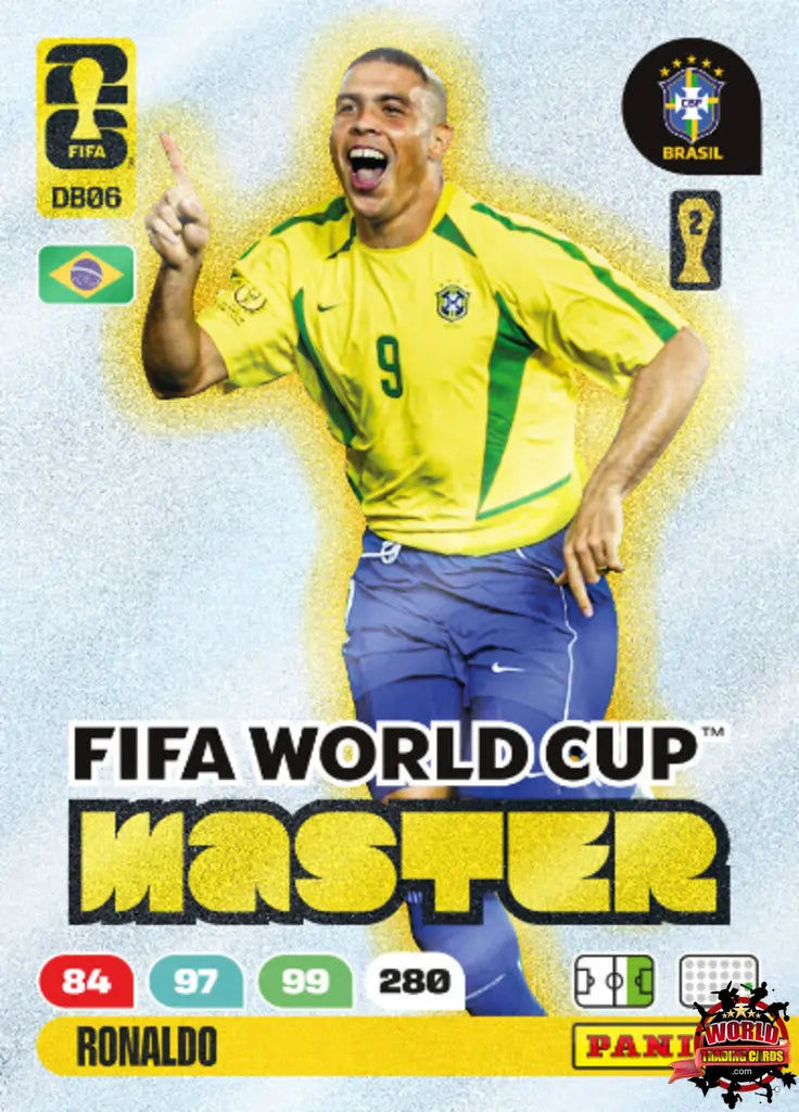 Football Trading Card - Ronaldo - Brazil - Panini Adrenalyn XL