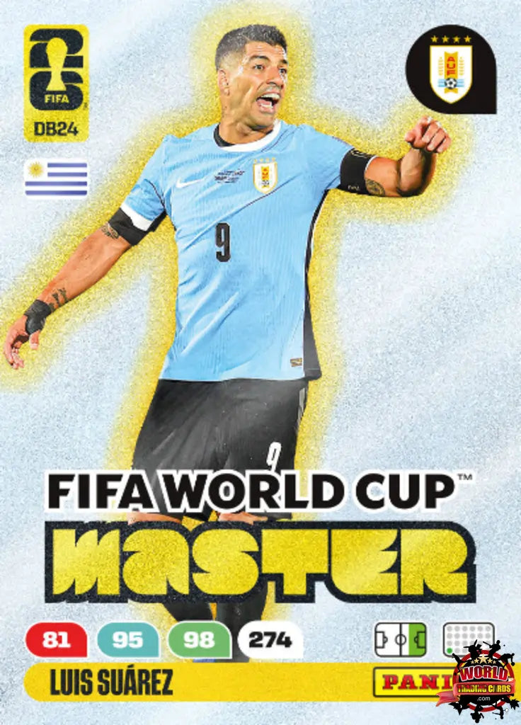 #M24|Panini|Adrenlyn XL|FIFA World Cup|2026|Luis Suárez|Master