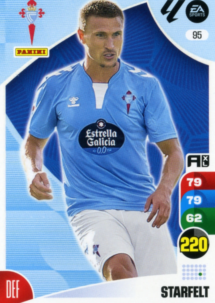 Panini Adrenalyn XL La Liga 2024/2025 - #095 - STARFELT - CELTA DE VIGO - 1ª Edición, Cromo RAW