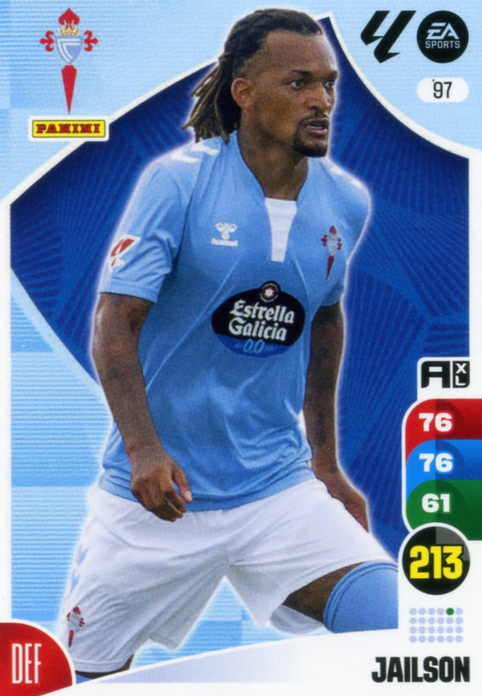 Panini Adrenalyn XL La Liga 2024/2025 - #097 - JAILSON - CELTA DE VIGO - 1ª Edición, Cromo RAW