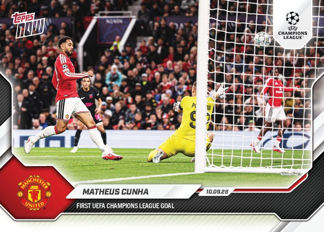2026-27 | Topps | Now | Uefa Champions League | #013 | Matheus Cunha | Base