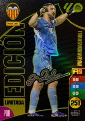 Panini Adrenalyn XL La Liga 2024/2025 - MAMARDASHVILI - Edición Limitada - FIRMADA - Cromo RAW