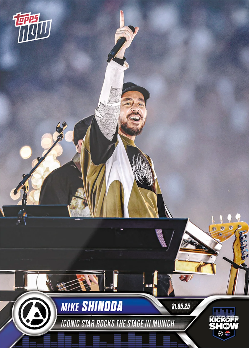 Mike Shinoda - 2024-25 UCL Topps NOW® - Card 167 - World Trading Cards