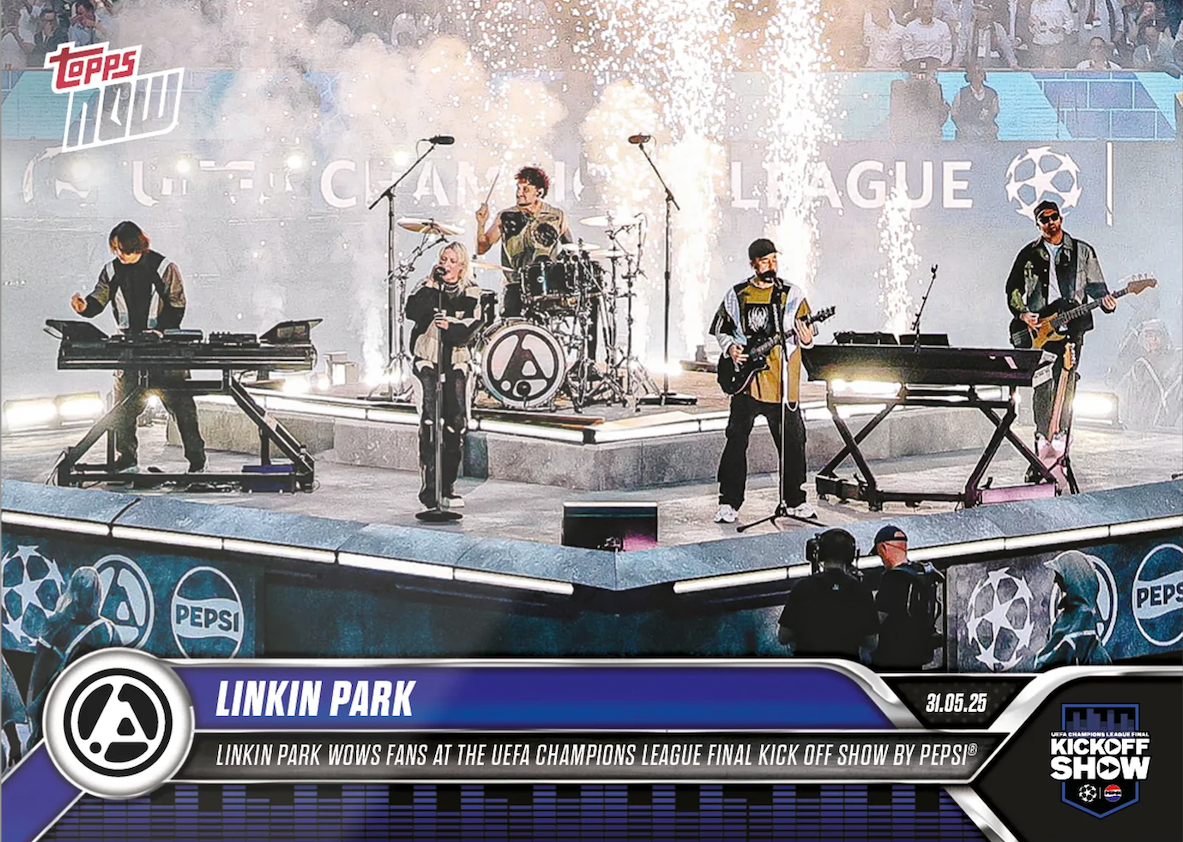 Linkin Park - 2024-25 UCL Topps NOW - Card 166 - World Trading Cards