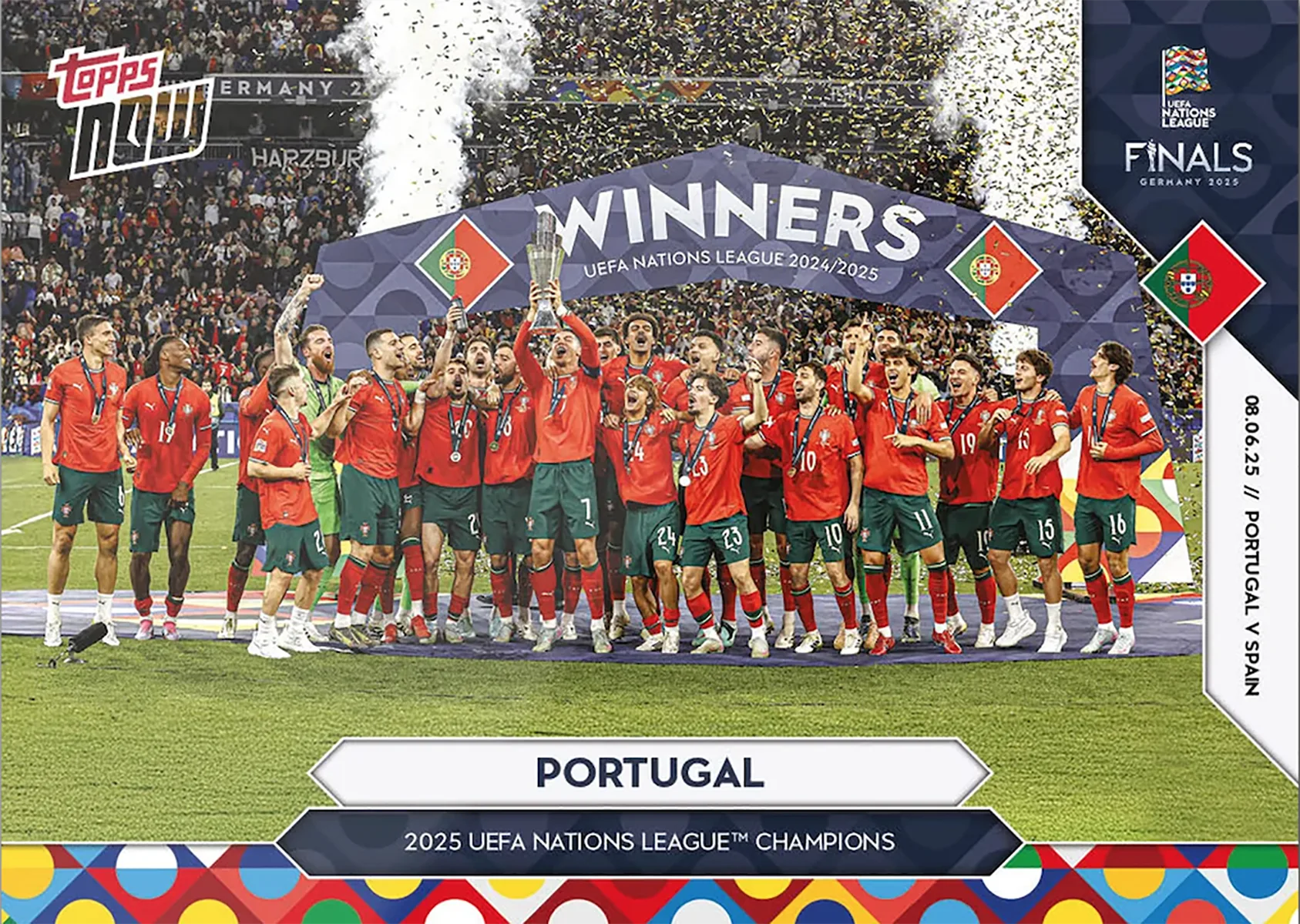 Portugal - 2025 UEFA Nations League Topps NOW - Card 4 - World Trading Cards