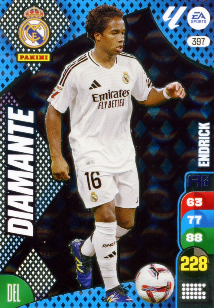 Panini Adrenalyn XL La Liga 2024/2025 - #397 - DIAMANTE - ENDRICK - 1ª Edición, Cromo RAW