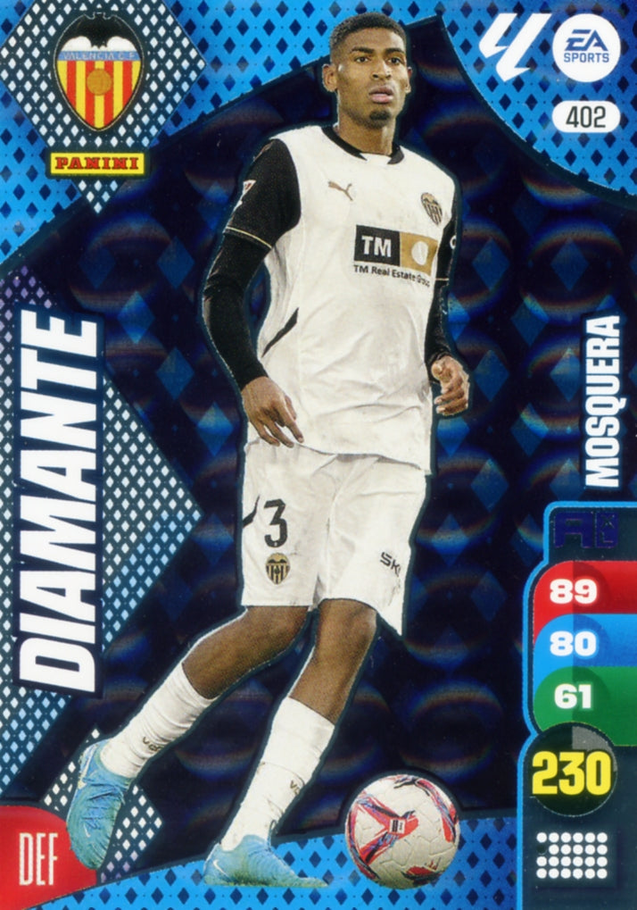 Panini Adrenalyn XL La Liga 2024/2025 - #402 - DIAMANTE - MOSQUERA - 1ª Edición, Cromo RAW