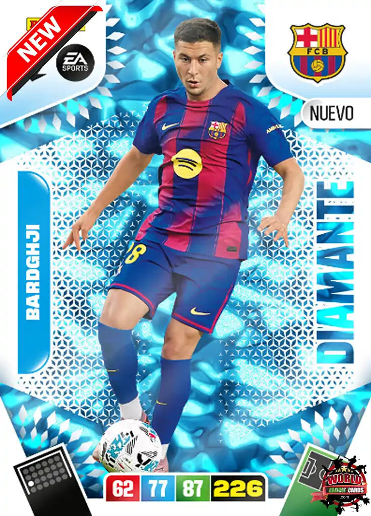 #DN01 | Panini | Adrenalyn XL | La Liga | 2025-2026 | Bardghji | Barcelona | New Diamond