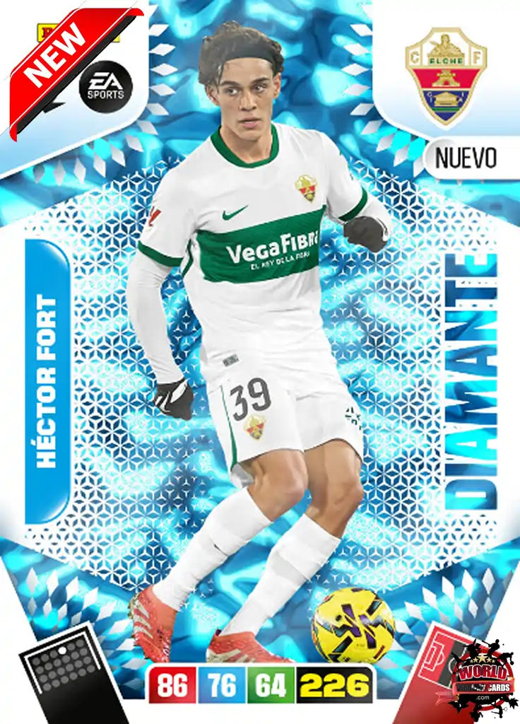#DN03 | Panini | Adrenalyn XL | La Liga | 2025-2026 | Héctor Fort | Elche CF | New Diamond