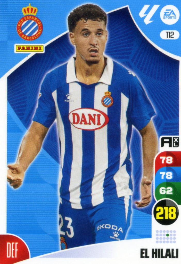 Panini Adrenalyn XL La Liga 2024/2025 - #112 - EL HILALI - ESPAÑOL - 1ª Edición, Cromo RAW